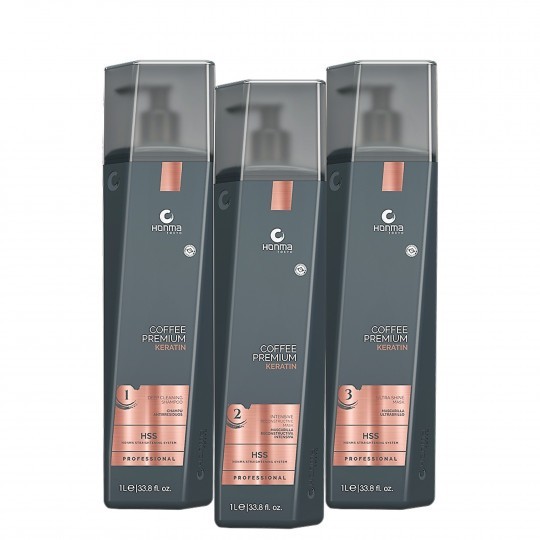 Gel Régénérant N°2 Coffee Premium Collagen Honma Tokyo 1L - Soin Lissage Cheveux
