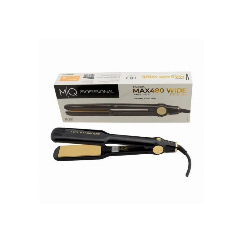 MQ Hair Pro Max Wide 480 Titanio Plancha de pelo automática profesional 480 ° F / 250 ° C
