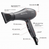 MQ Hair Secador de pelo Digital Profesional 2600 W